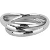 Charmin's Trinity Rolling Anxiety Fidget Ring Staal Large R1646 
