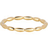 Charmin&#039;s Goudkleurige Ring met Kleine Ovale Rondjes Design Staal R1634 &ndash; Authentiek en Handmade Look