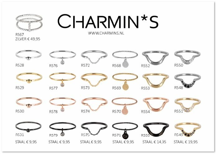 R570 Dangling Coin Rose Gold Steel