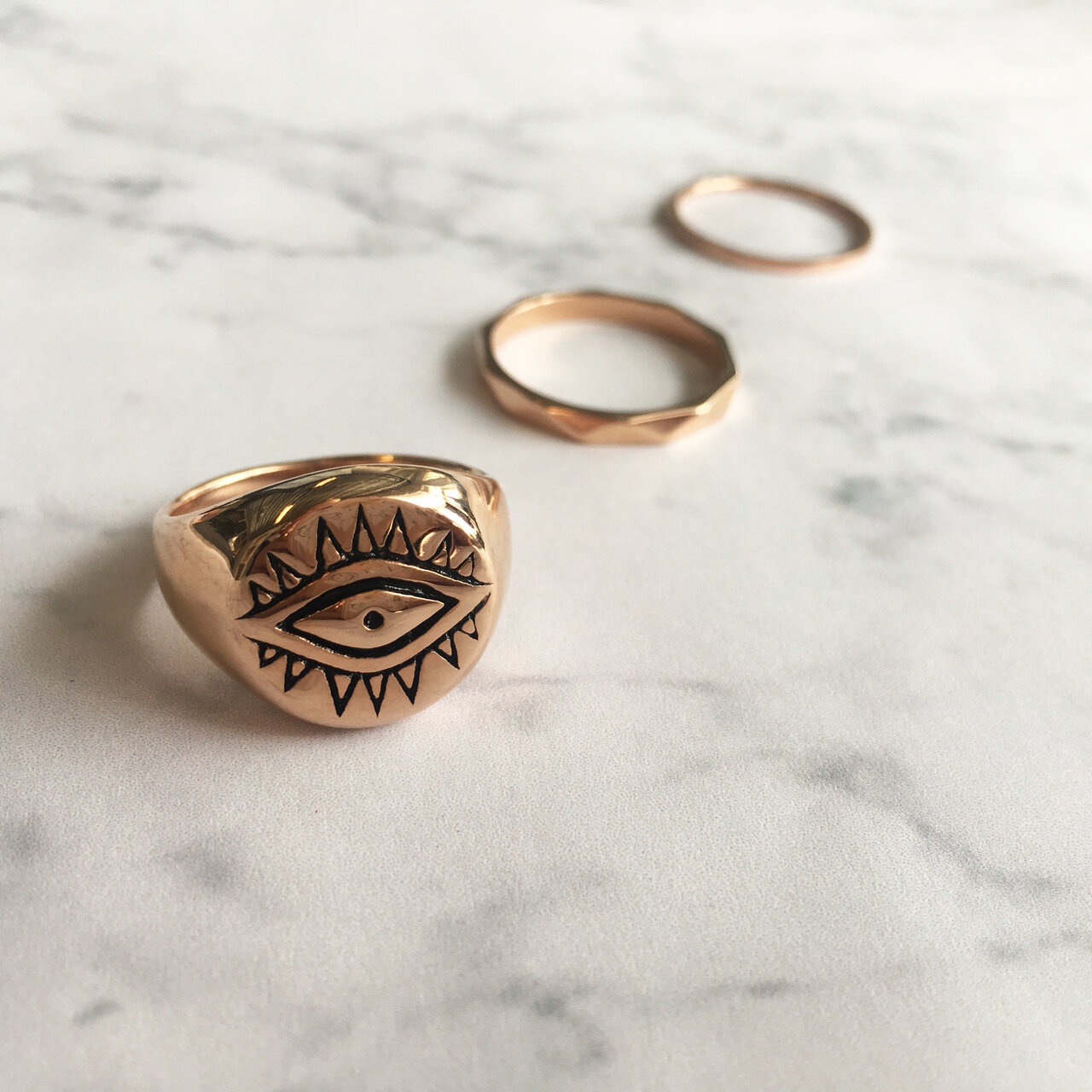 R681 I See You Rose Gold Steel