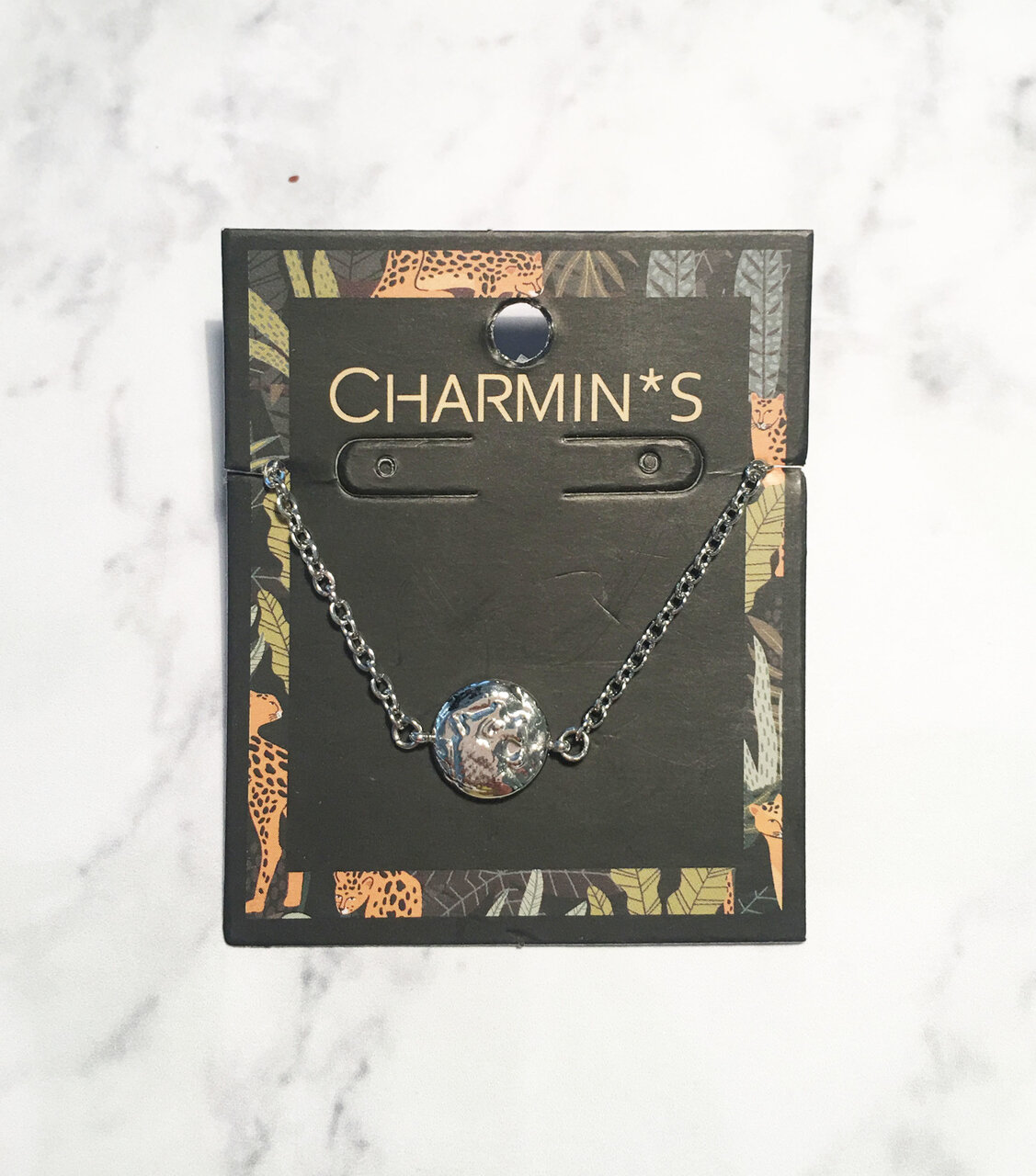 CB34 Coin of Power Bracelet Shiny Steel