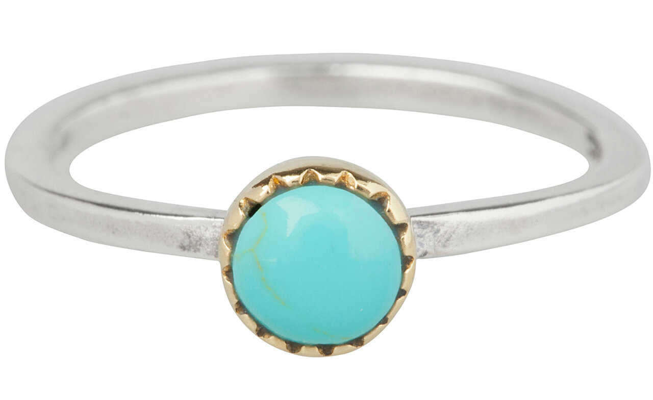 Ring R266 Natural Tq 'Goldtop'