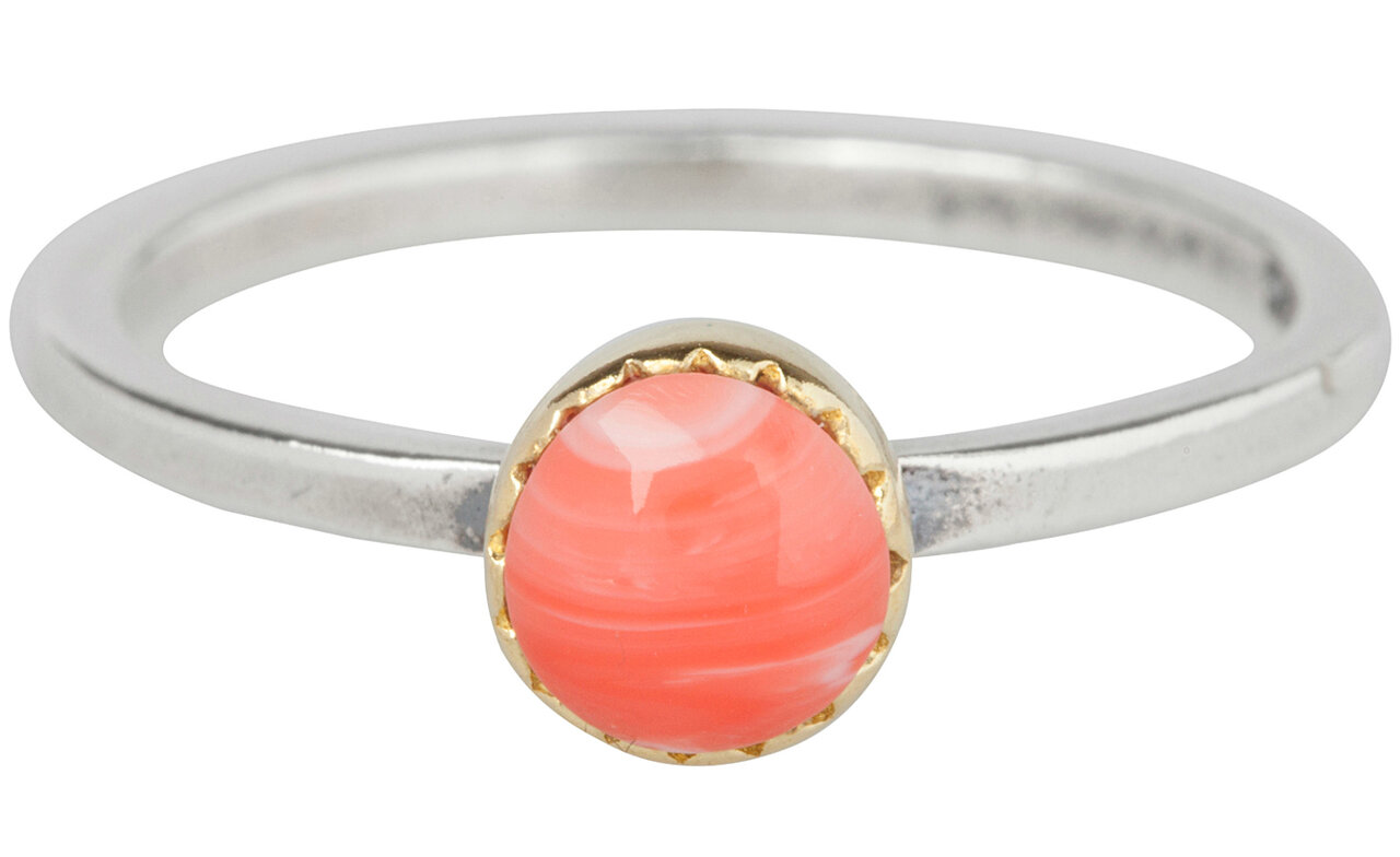 Ring R265 Natural Pink 'Goldtop'