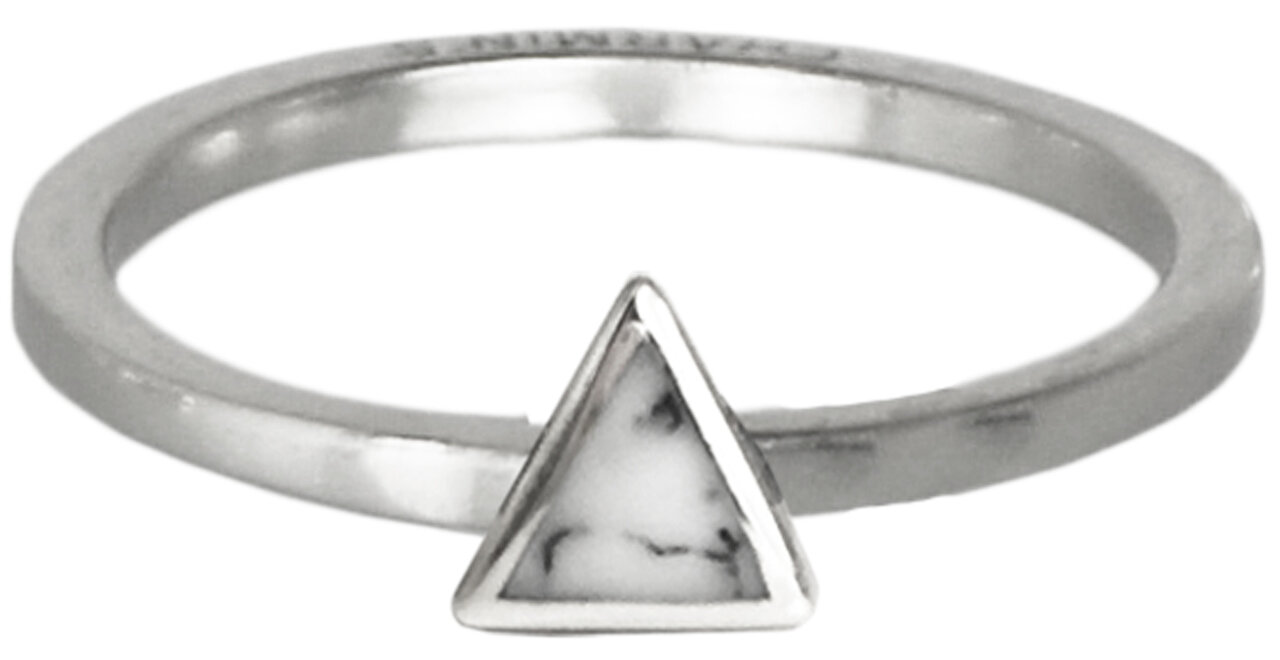 Ring R408 Zilver 'Marble Collection'