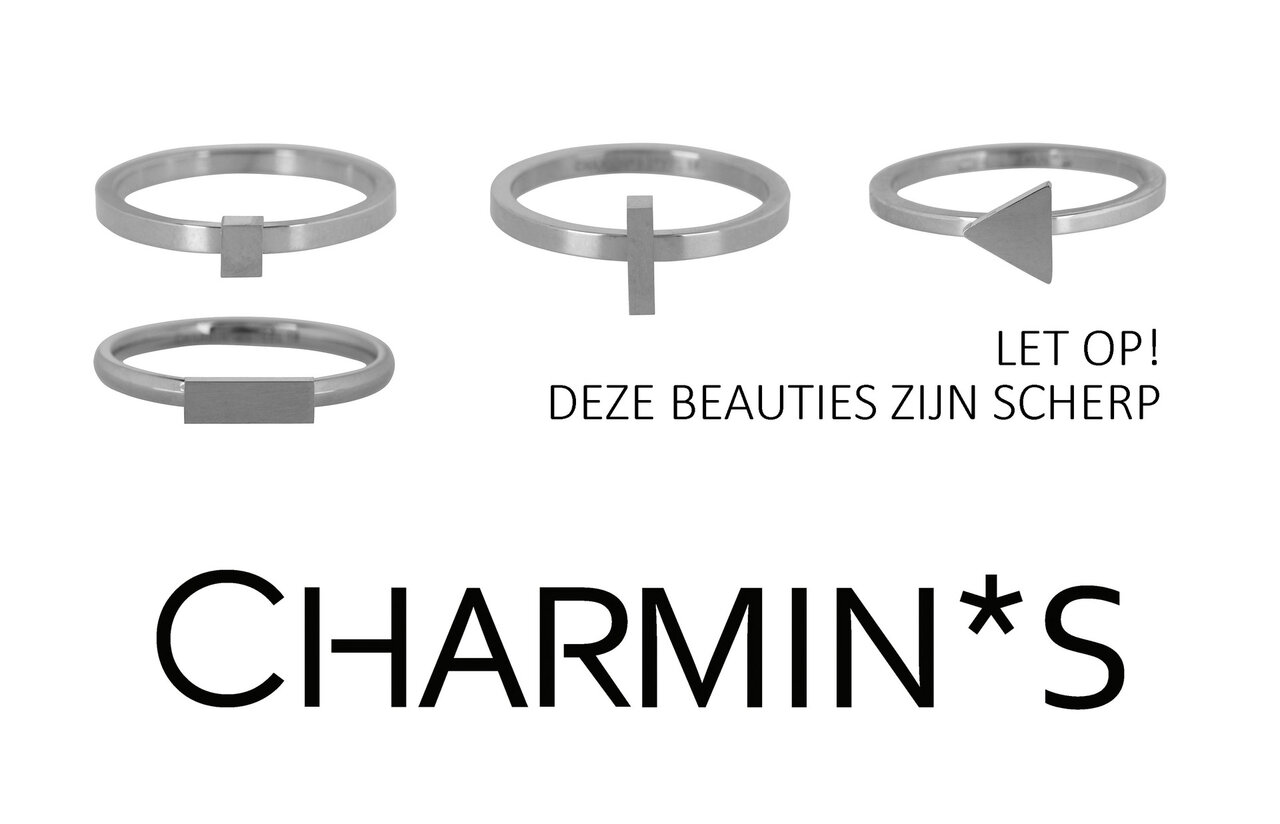 Ring R409 Zilver 'Marble Collection'