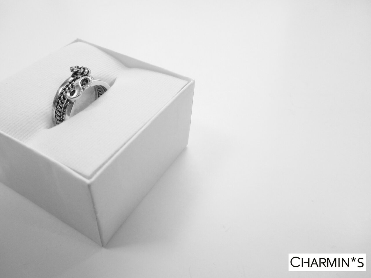 Ring R224 Silver 'Braided'