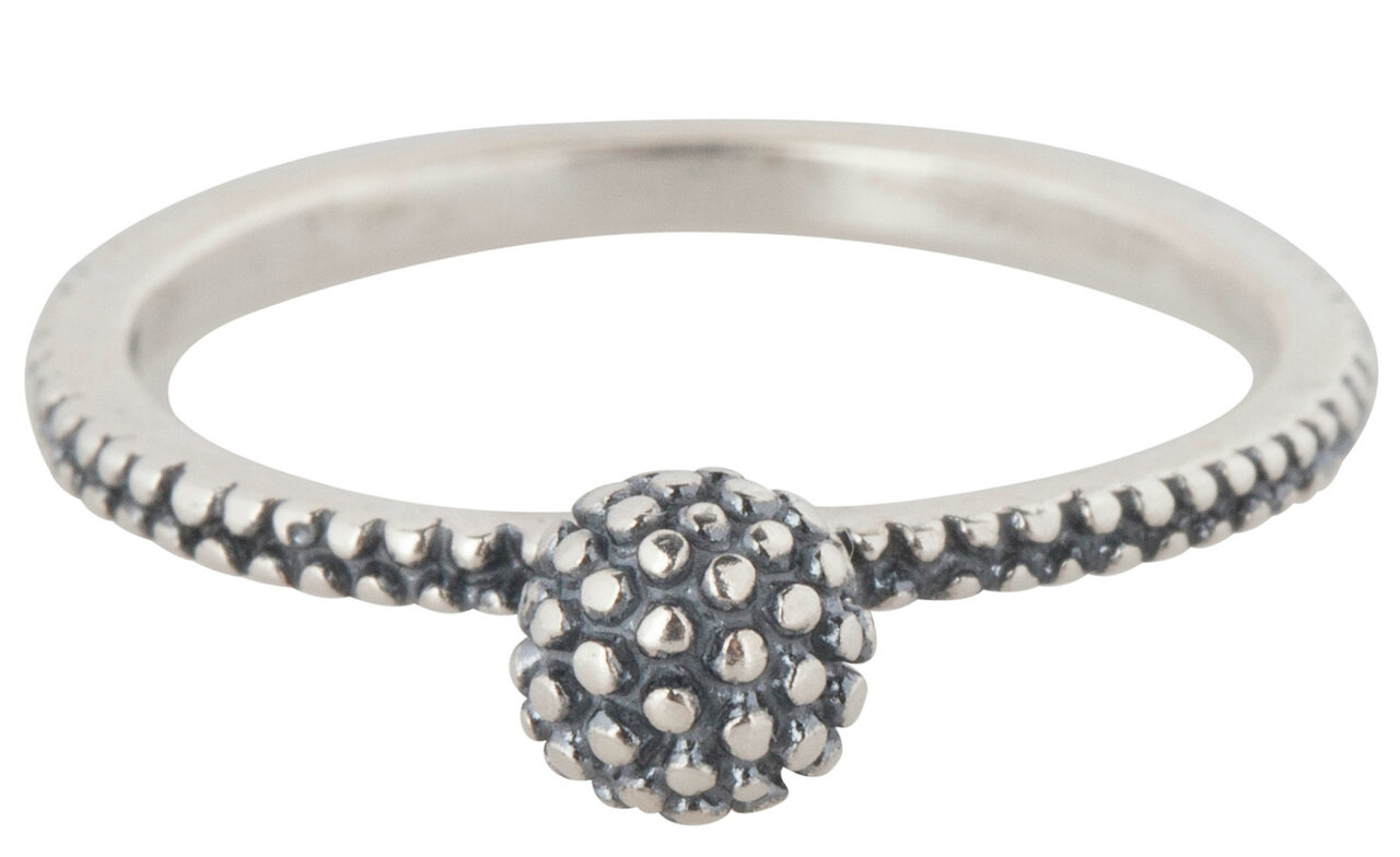 Ring R301 Silver 'Dotted Ball'