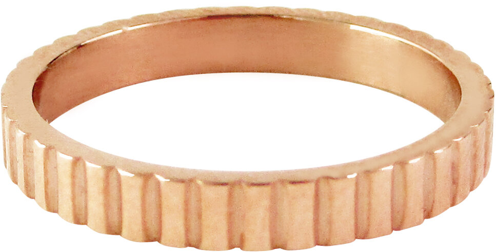 Ring R321 Rosé 'Serrated'