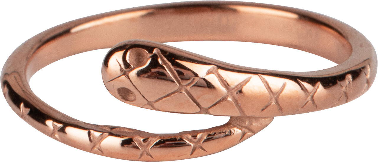Charmin’s vintage ring R1018 Lucky Snake Rosegoldplated