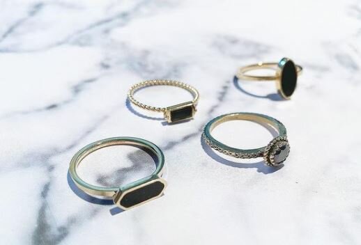 RING R438 BLACK 'STEEL ICONIC'