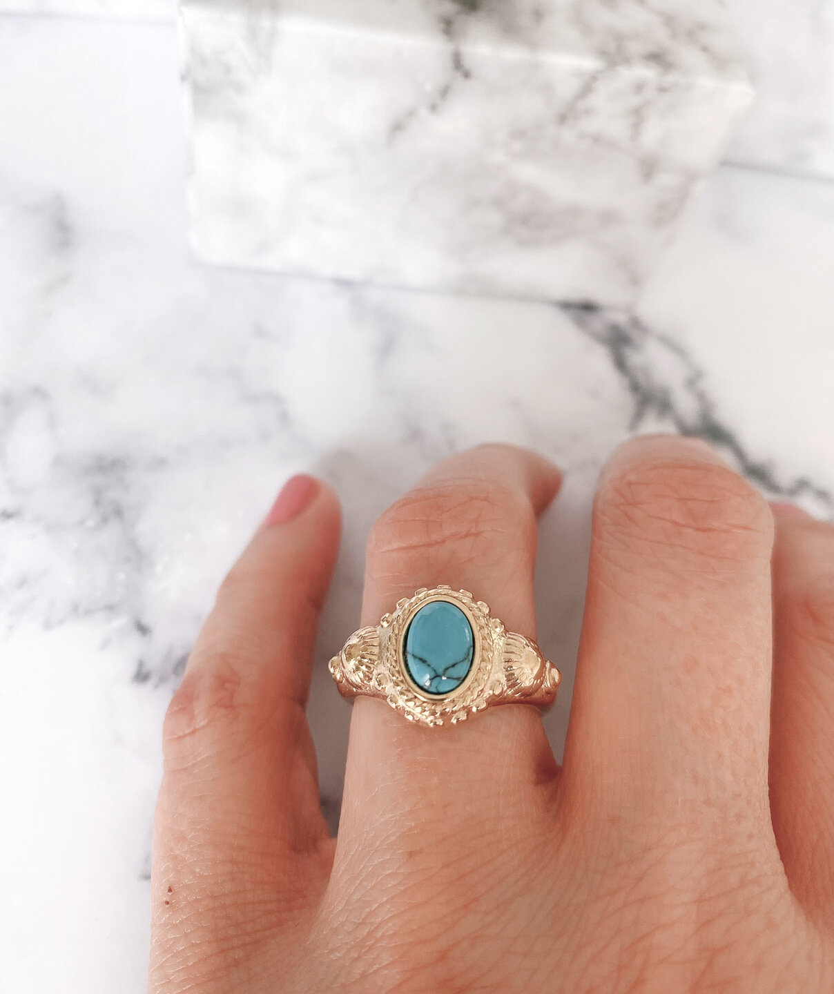 Charmin's Zegel Ring R1054 Brown Goldstone ion-goldplated