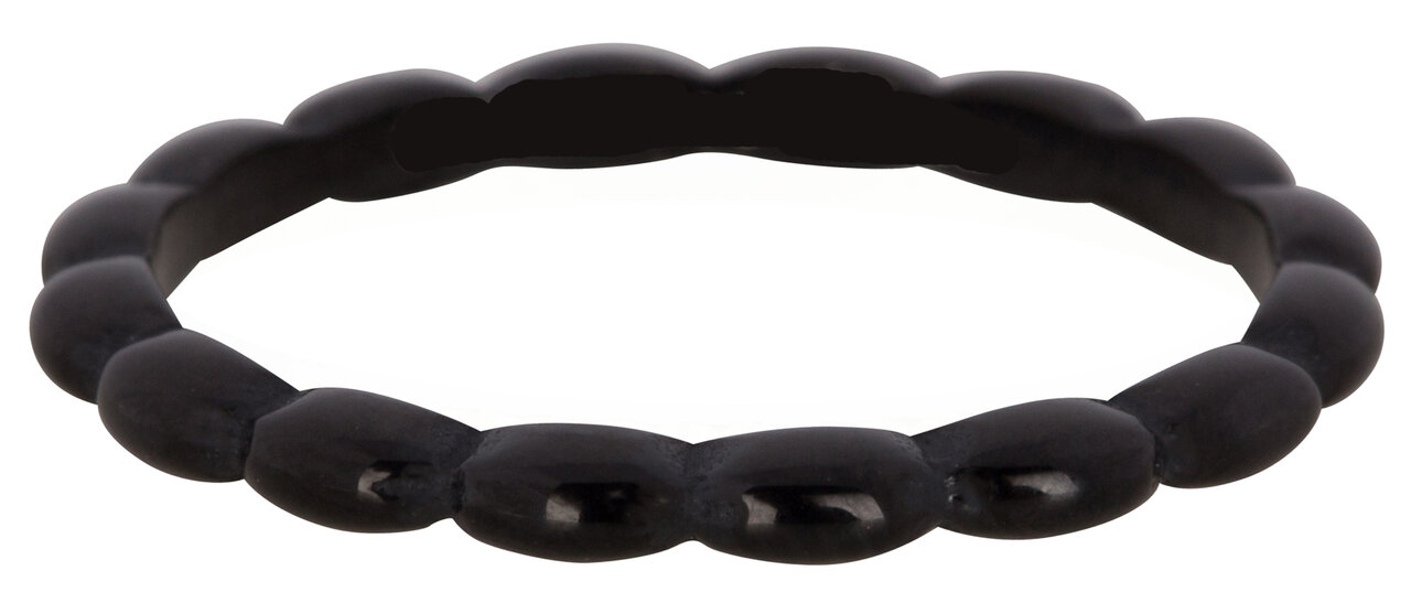 R865 Ovals Shiny Steel Black