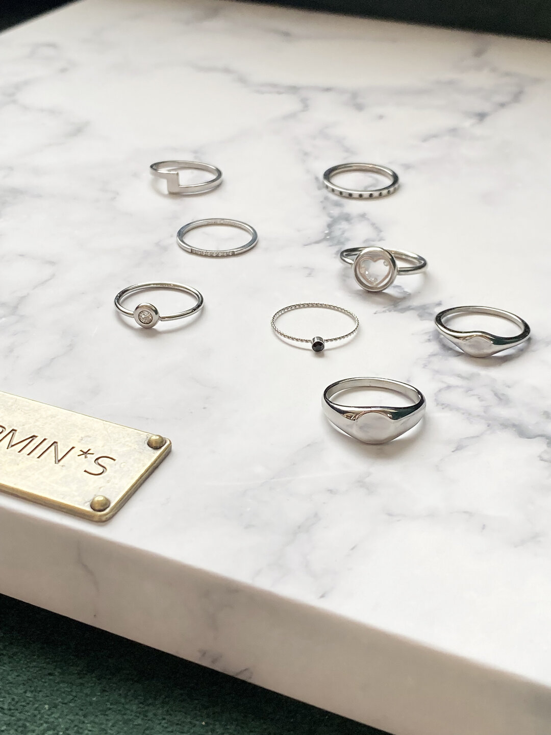 Charmin’s stalen stapelring Petite Alliance R745