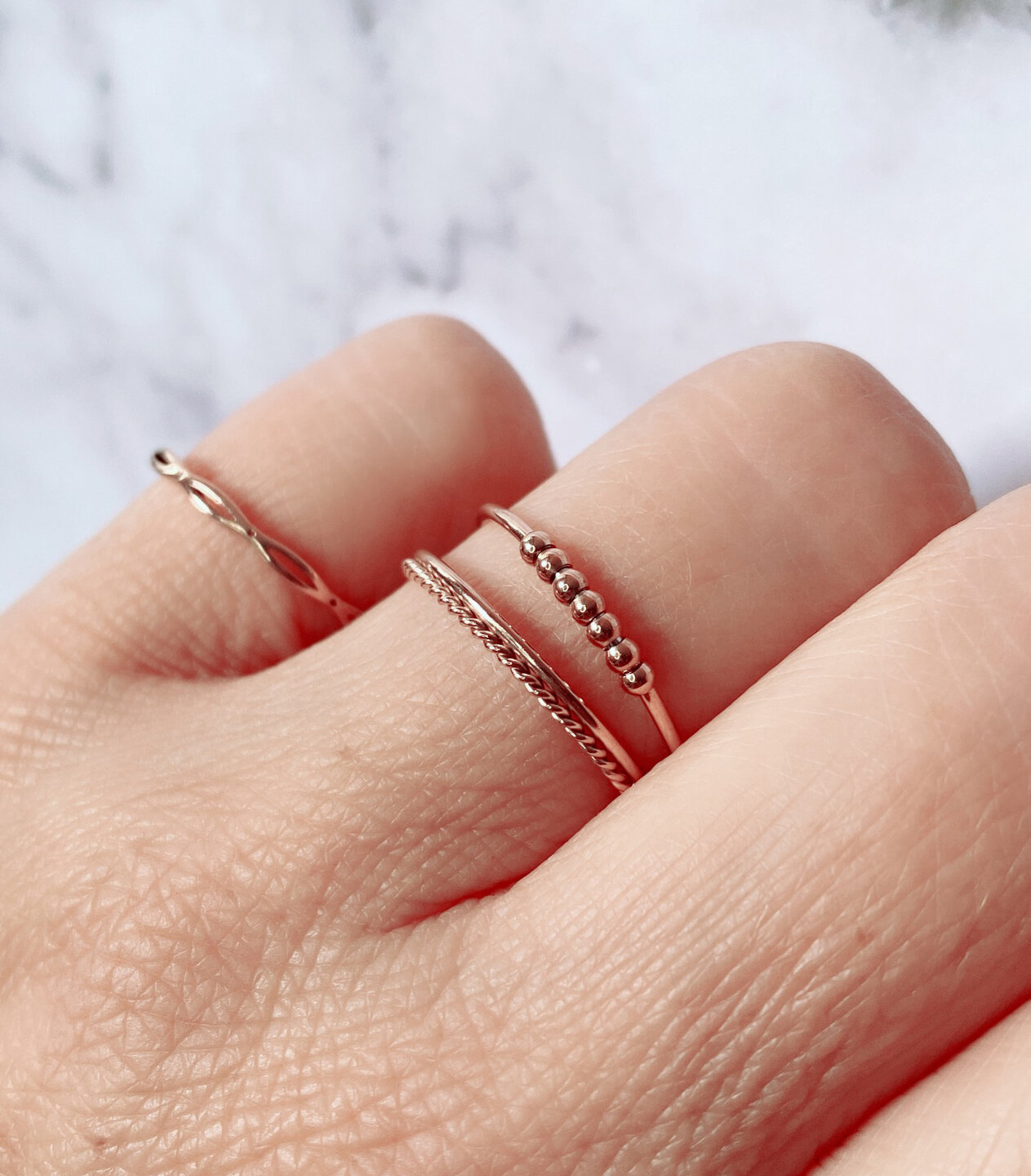 Charmin's Ring Open Gladde Ovaaltjes Zwart R1114