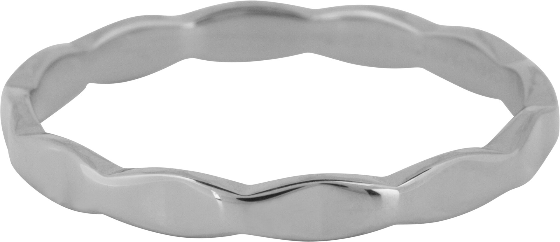 Charmin's Ring Origami Ruit Staal R1238