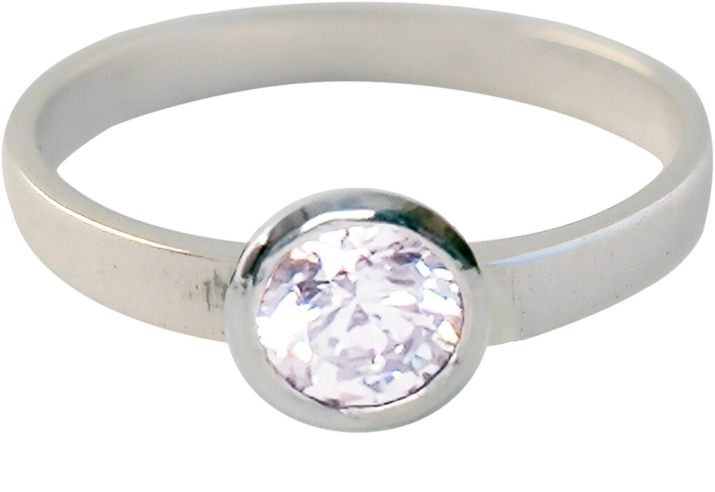 kidz-kinderring-zilver-KR01-ROUND DIAMOND WHITE