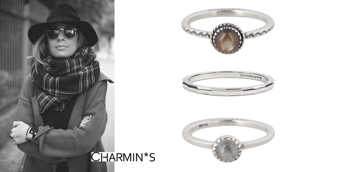 Charmin's Zilveren Ring Labradorite Edelsteen R296
