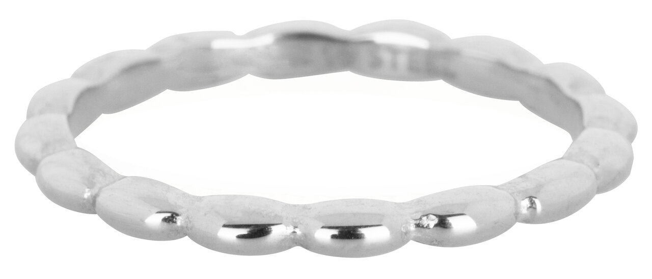R862 Ovals Shiny Steel