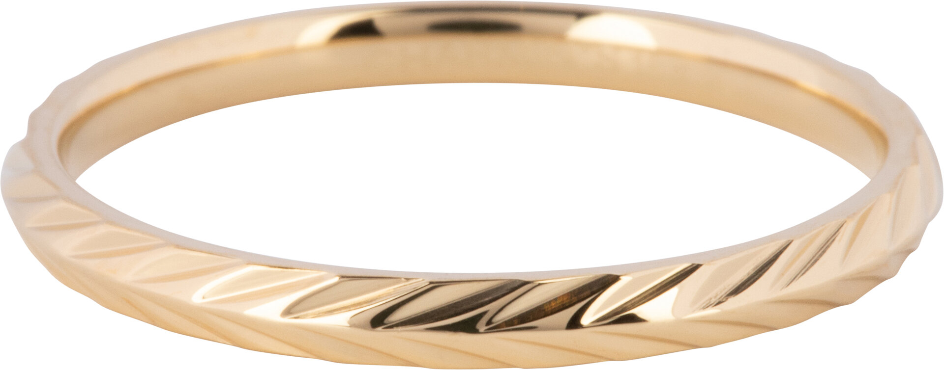 Charmin's Ring Leaves Shiny Gold R1243
