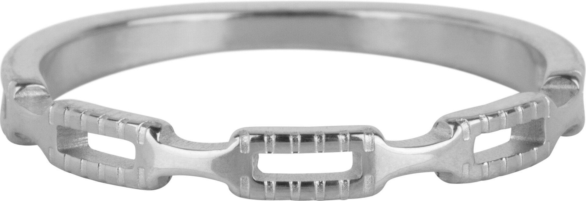 Charmin&#039;s Tiny Ring Half Chain Staal R1115