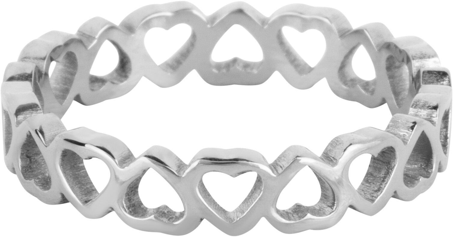 Charmin&#039;s Ring with Open Heart Design Steel R1547 &ndash; Romantic and Playful