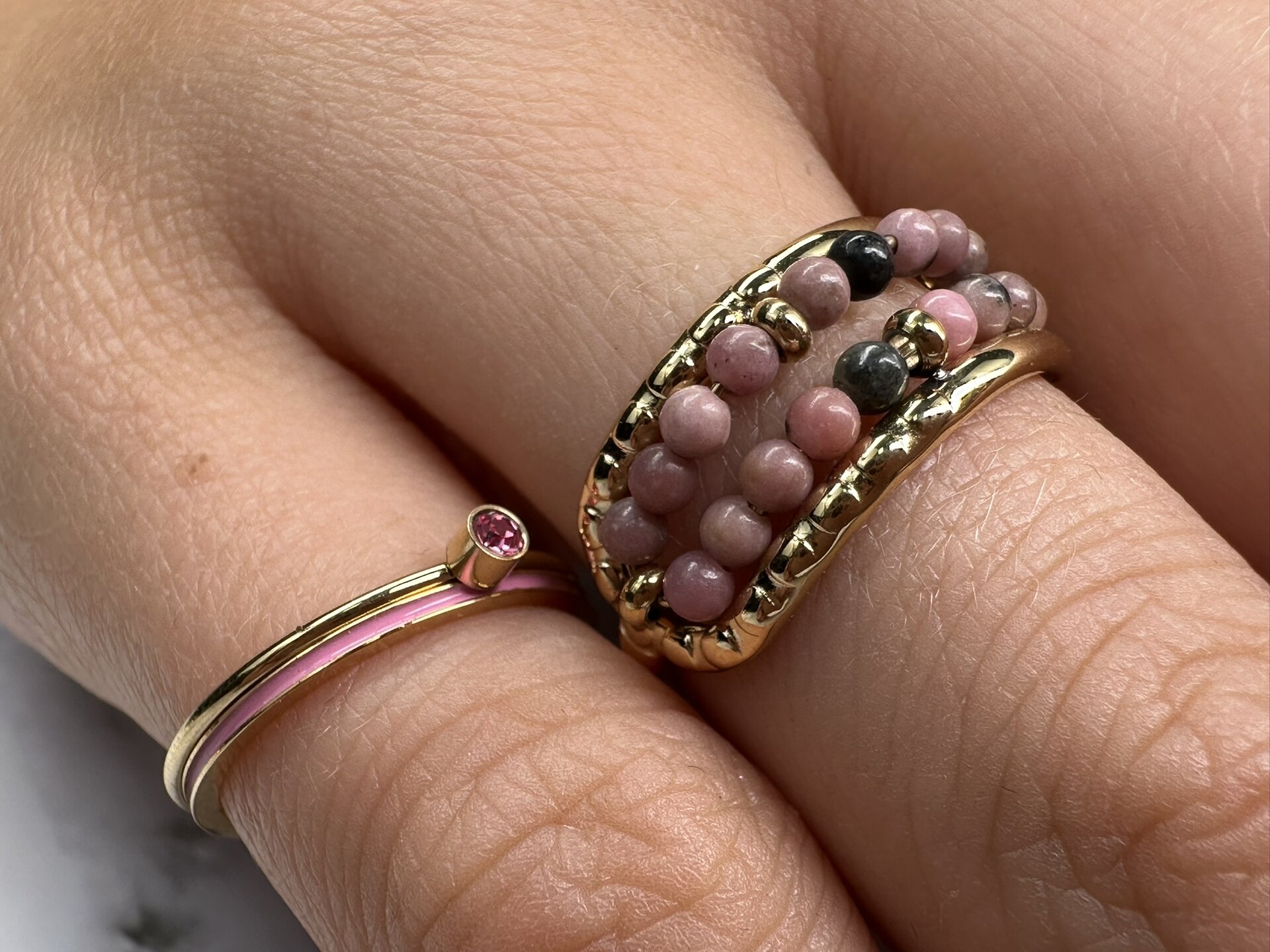 KR82/ 791 Shine Bright Rose Gold Steel