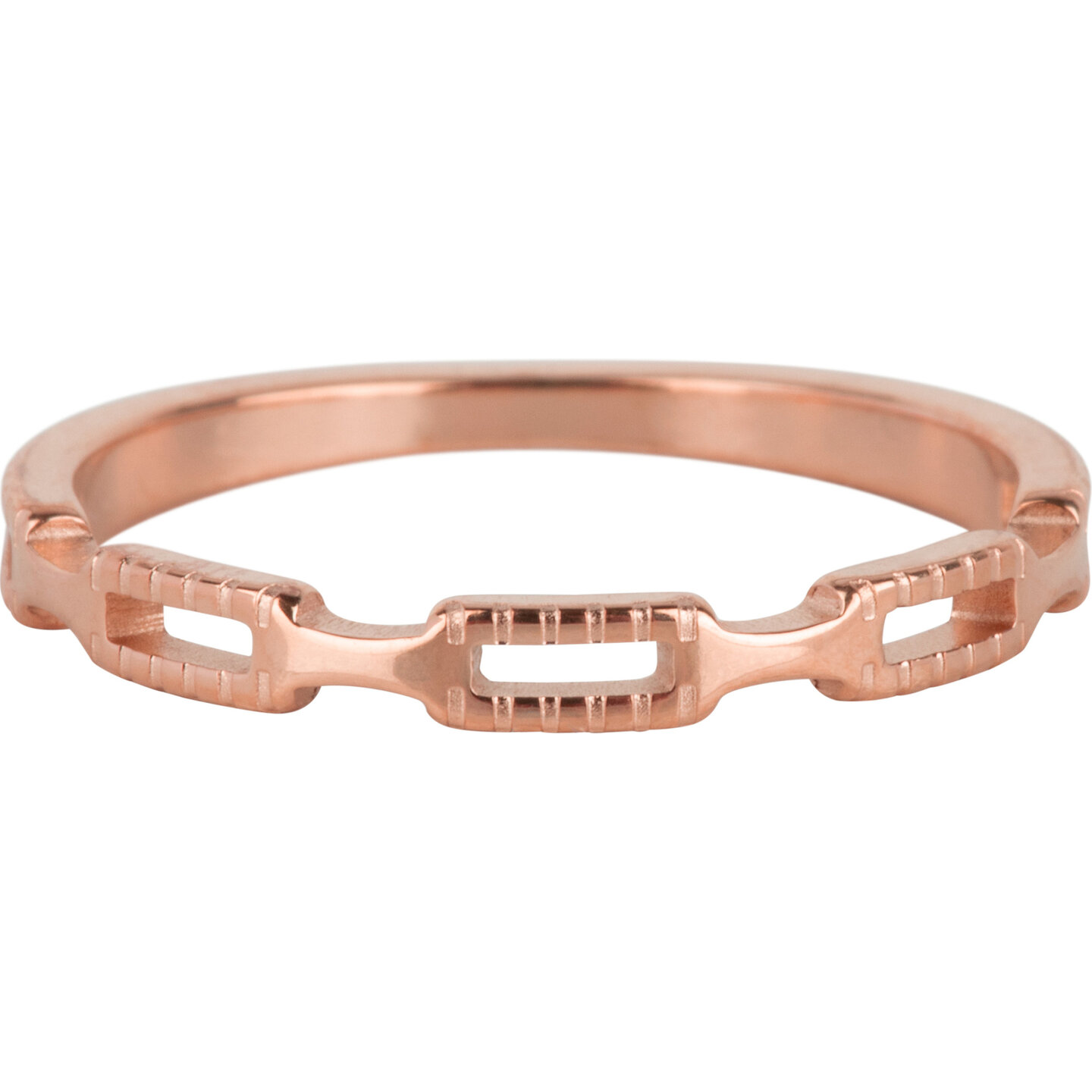 Charmin's Tiny Ring Half Chain Rosegoud-kleurig R1117
