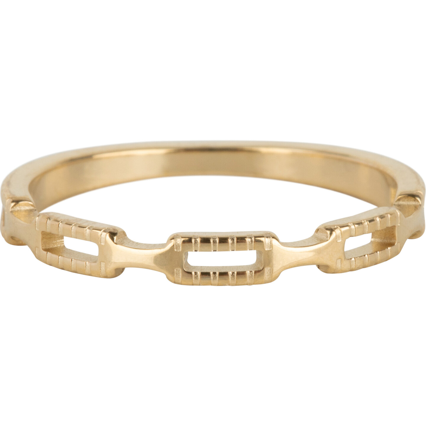 Charmin's Tiny Ring Half Chain Goud R1116