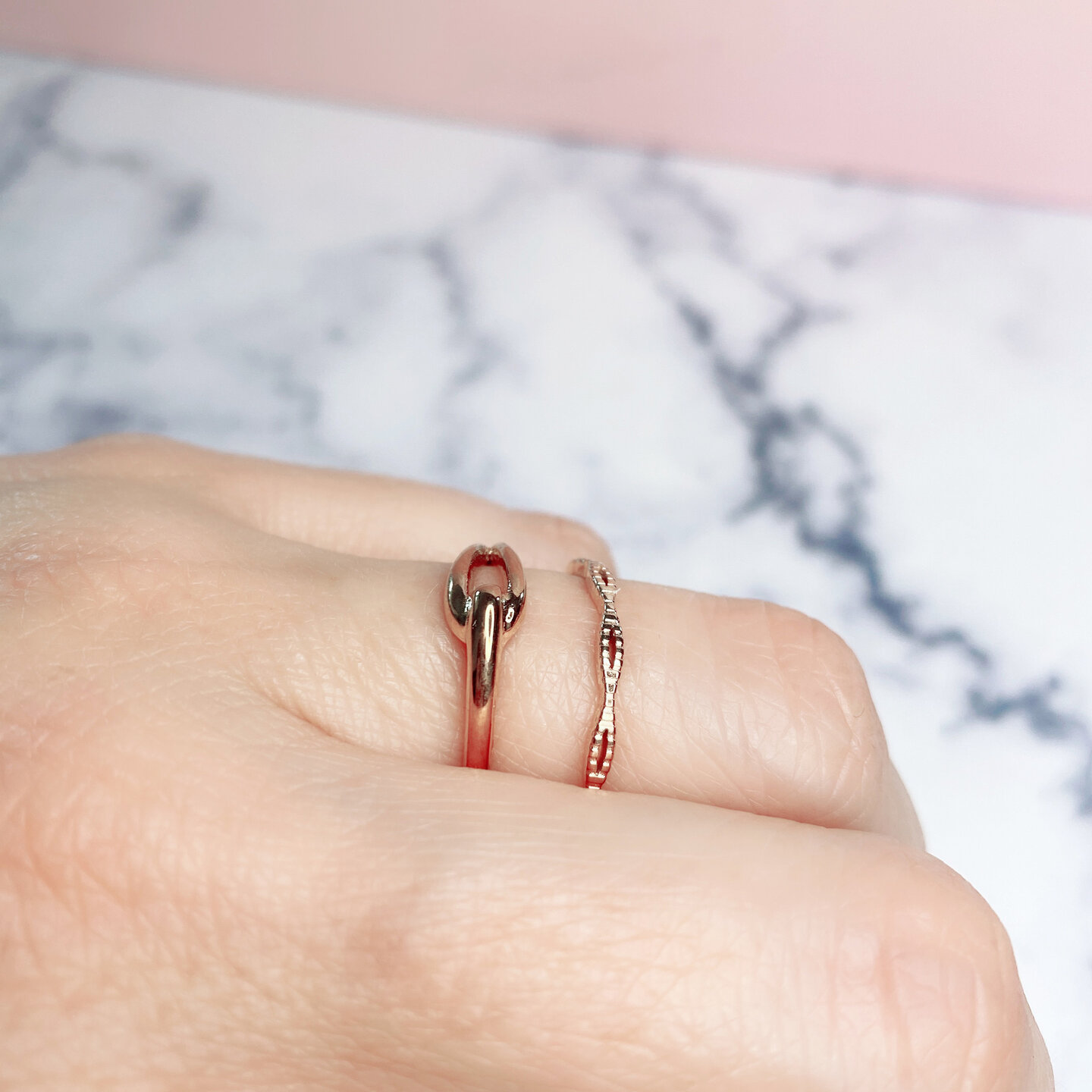 Charmins Ring Durchbrochene Ovale Stahl R1107