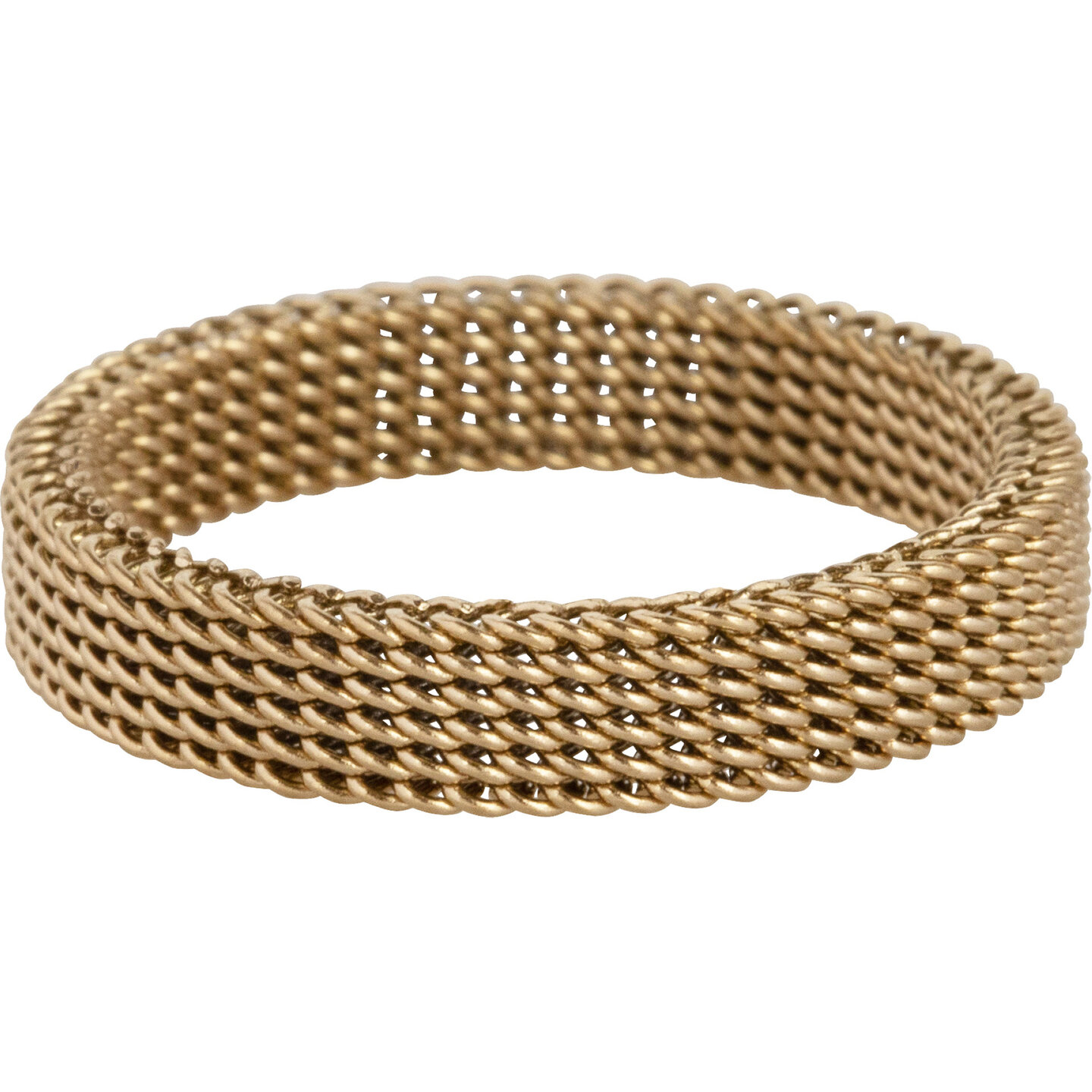 Charmin's Fine Braided Ring Gold R1010