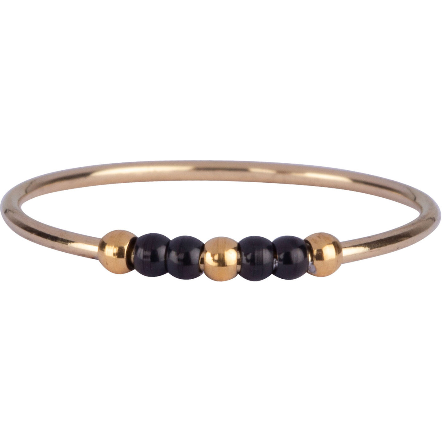 R940 Palm Small Gold  &amp; Black Steel