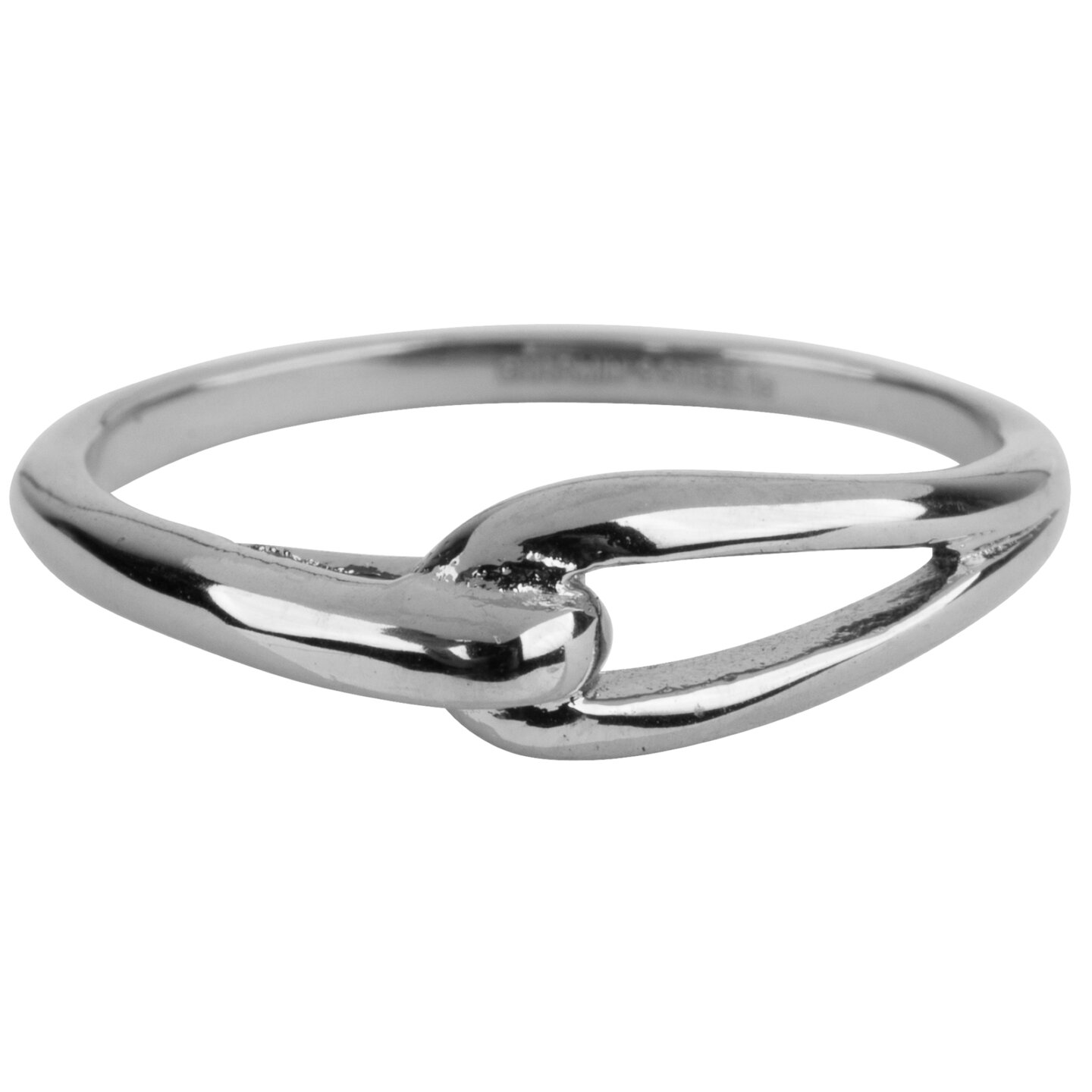 Charmins Ring Einzelknoten Stahl R0883