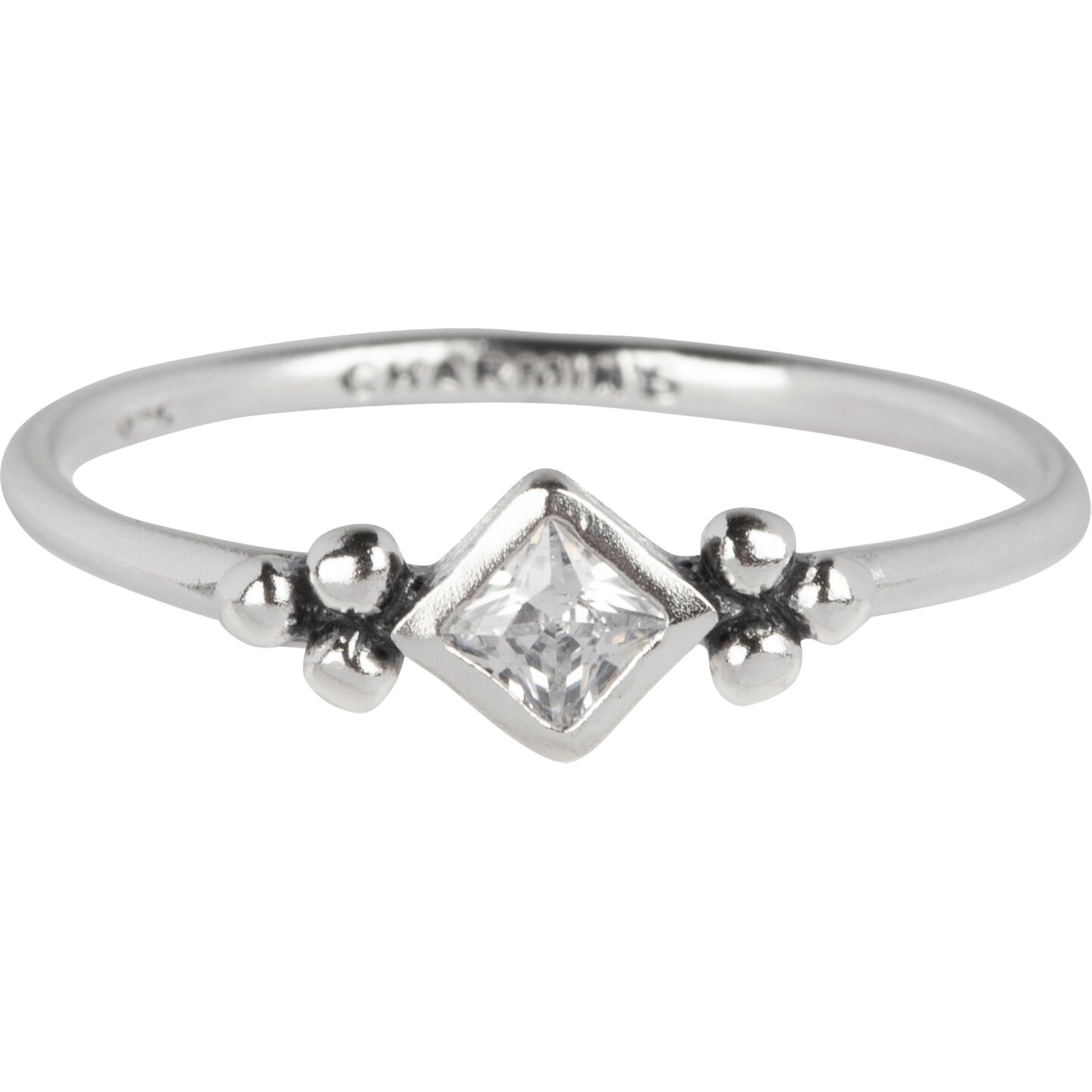 R758 Silver Ornaments Crystal
