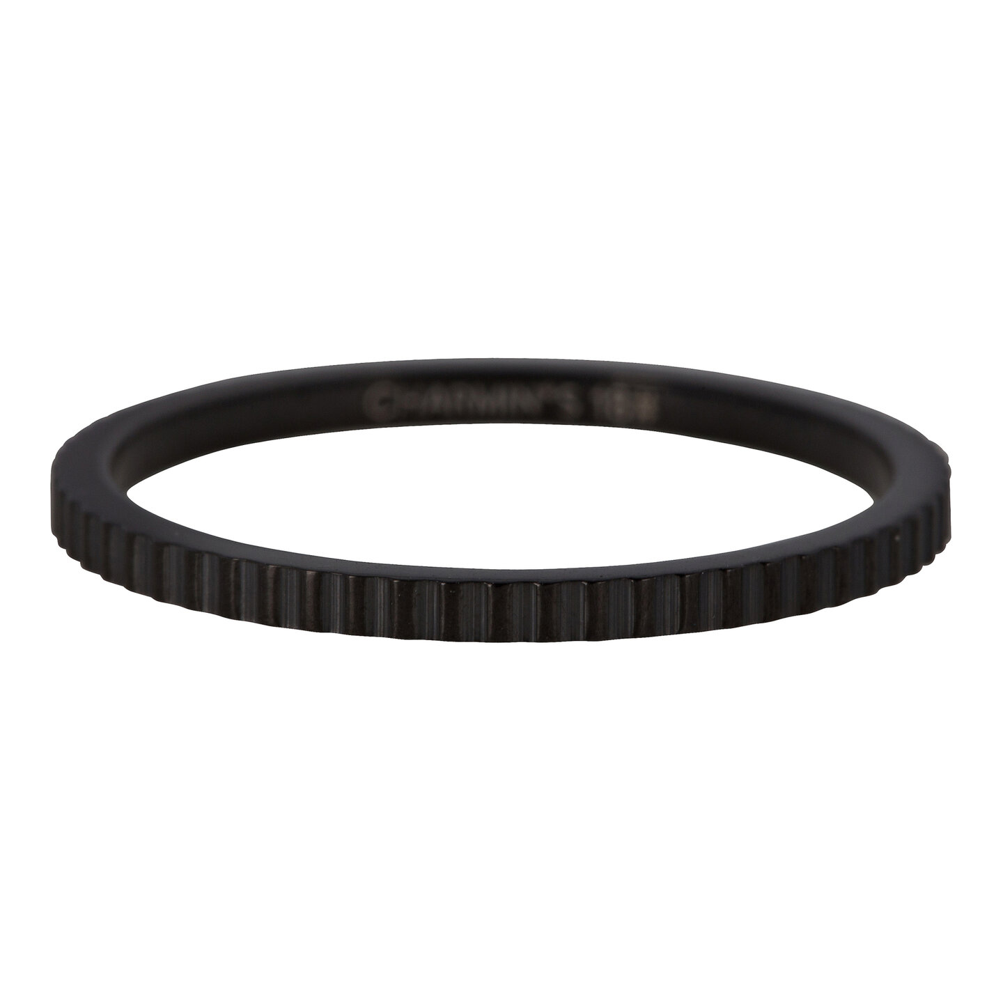 RING R401 BLACK 'STEEL BRICKS'