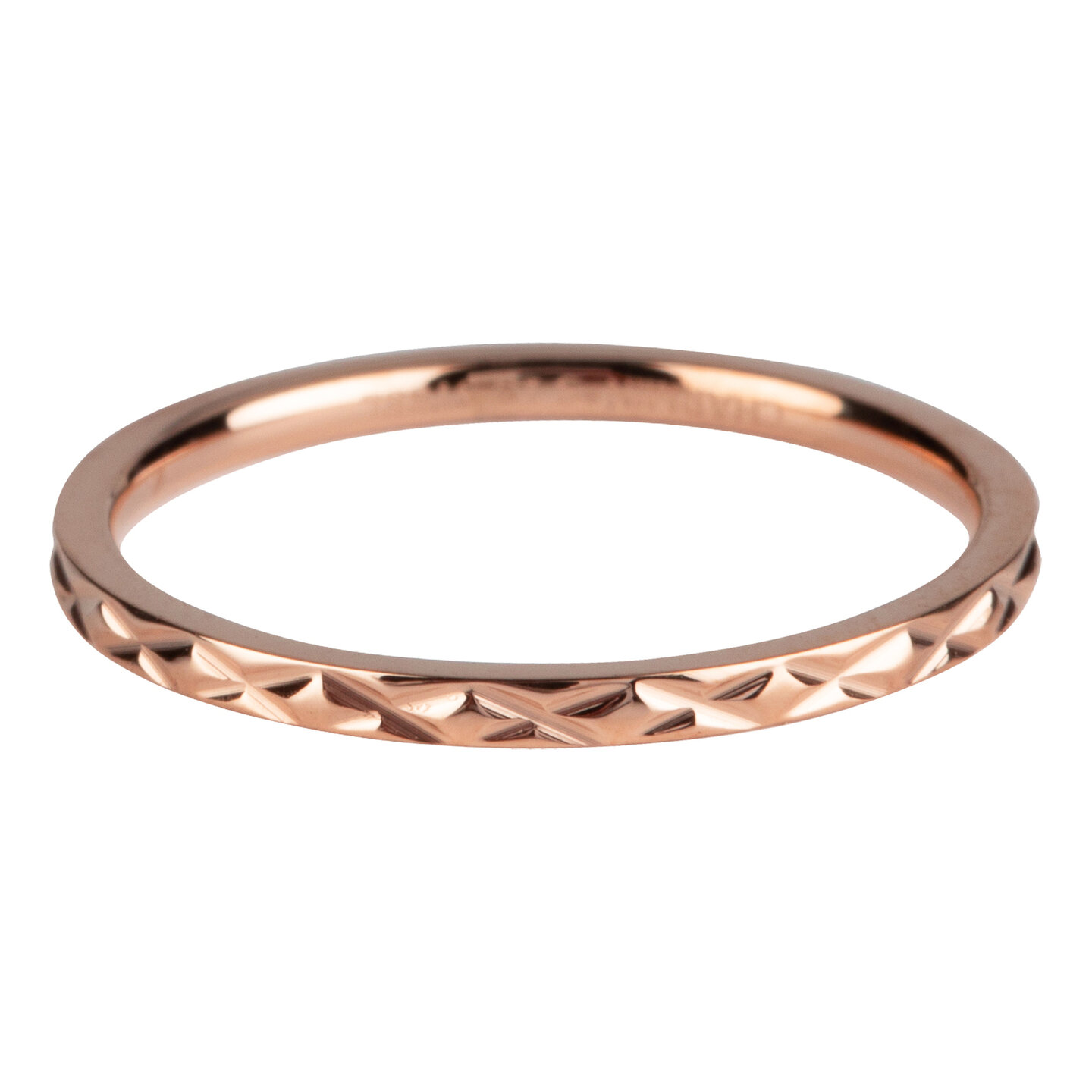 Ring R309 Rosé 'Cross Steel'