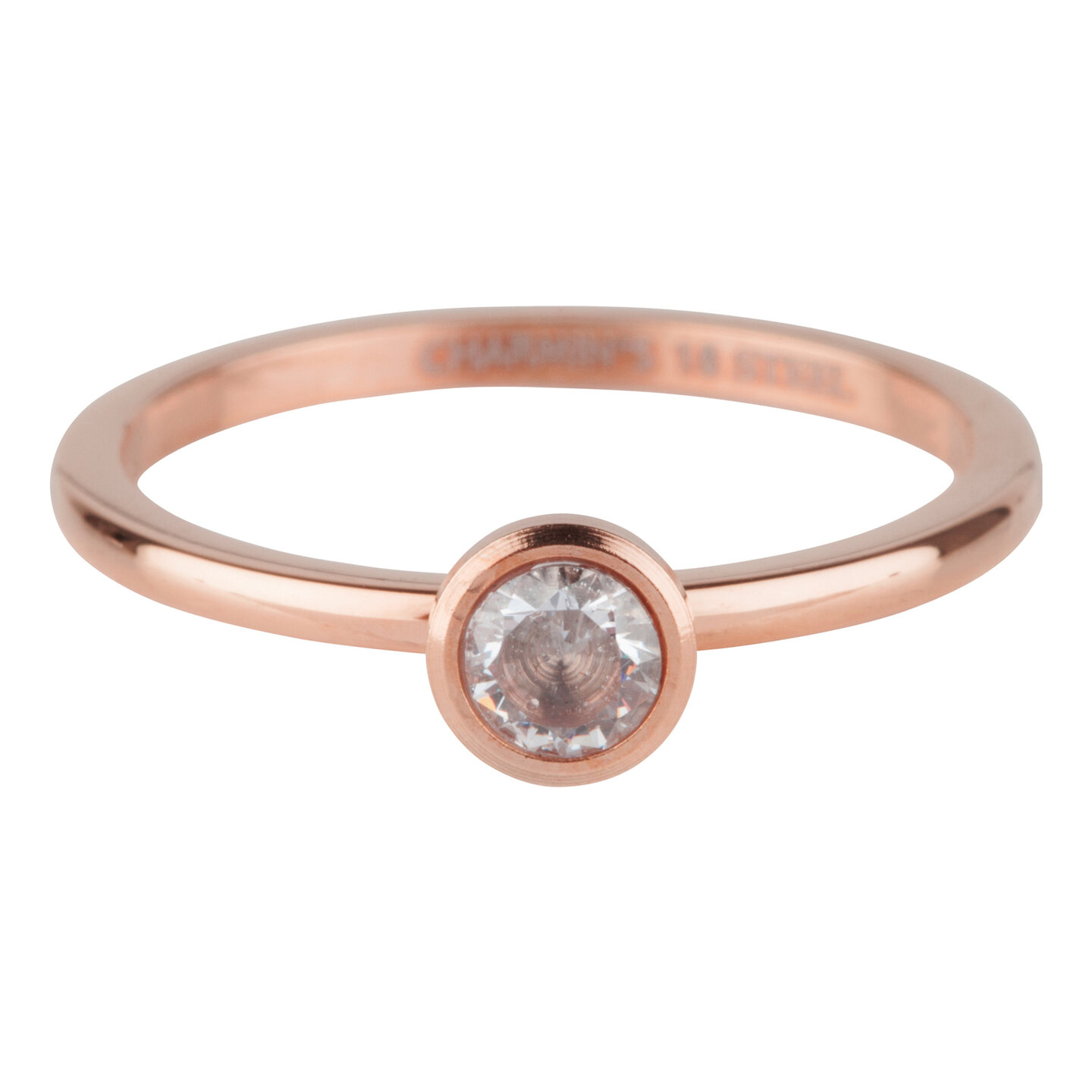 R490 Stylish Bright Rosé Gold Steel