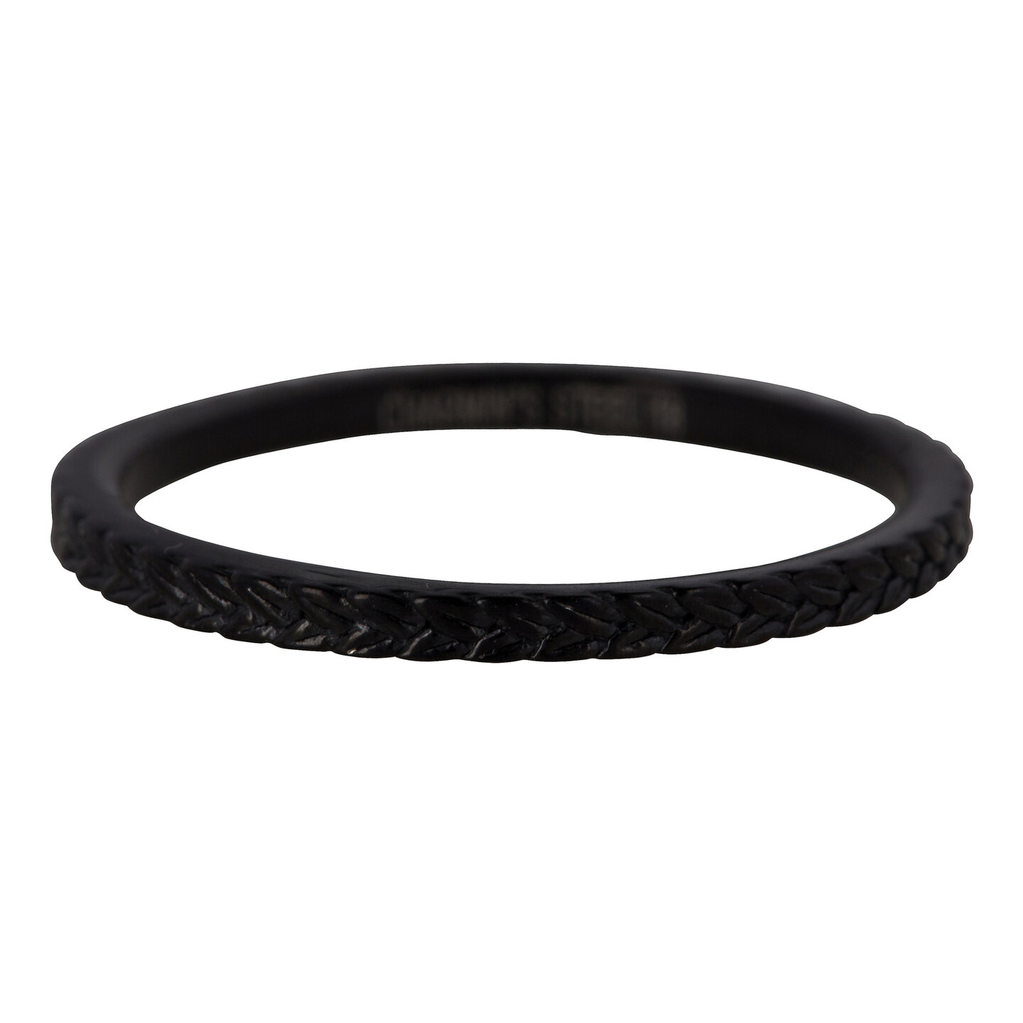 RING R450 BLACK 'STEEL BRAIDS'