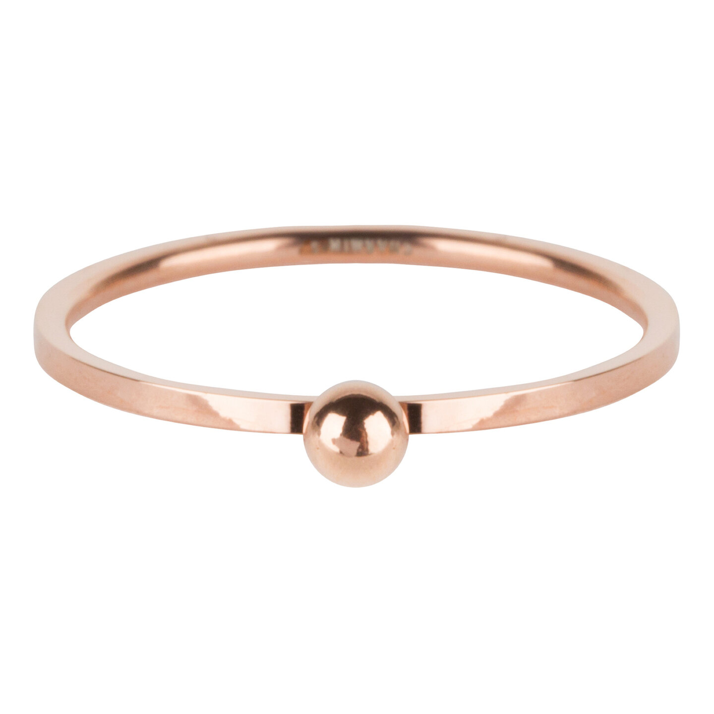 R530 Dot Ring Rose Gold Steel