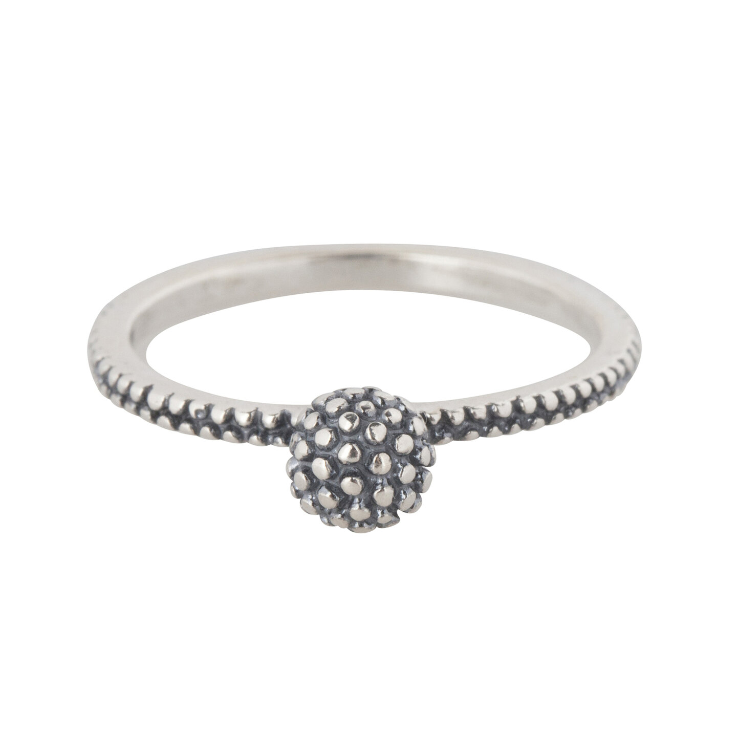 Ring R301 Silver &#039;Dotted Ball&#039;