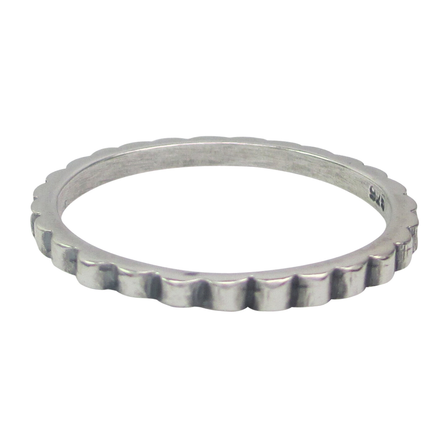 Ring R002 Silver &#039;Stripes&#039;