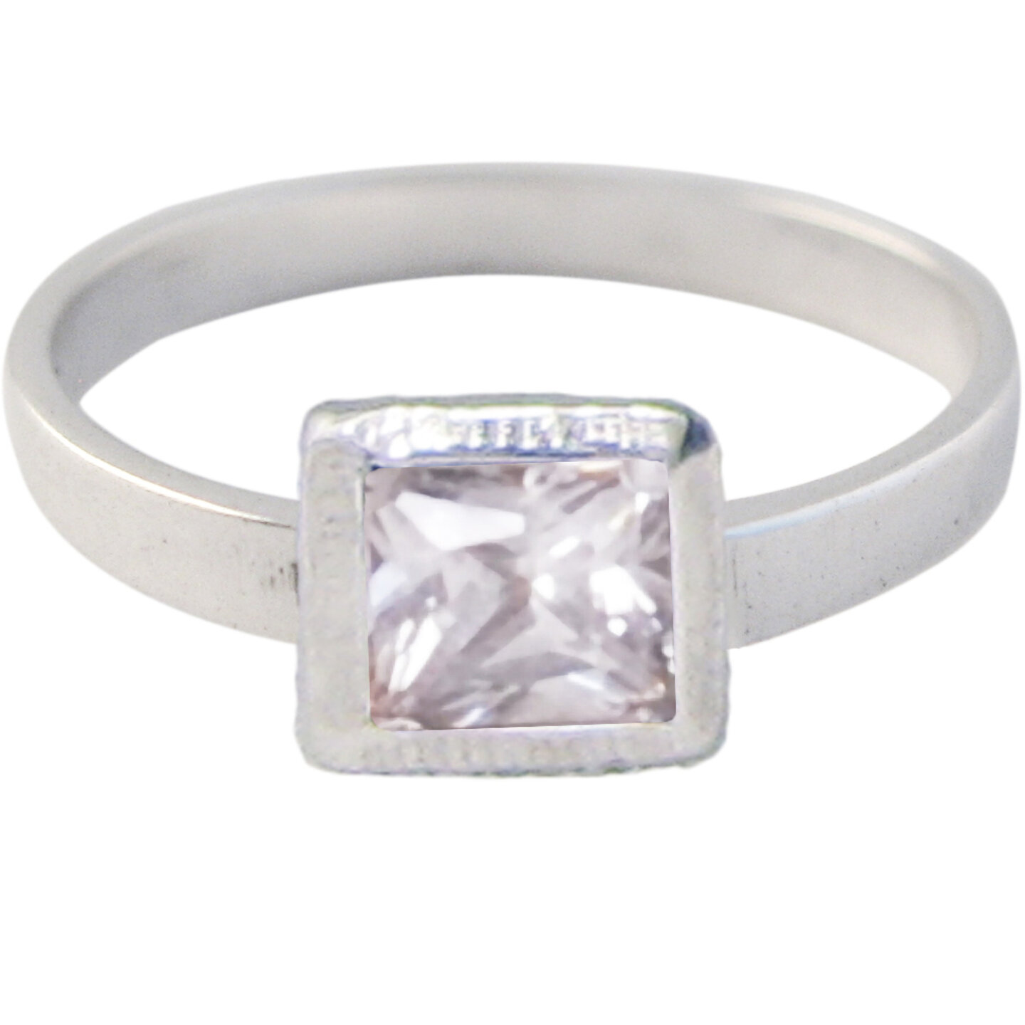 Ring KR25 &#039;Cubic Diamond&#039; White