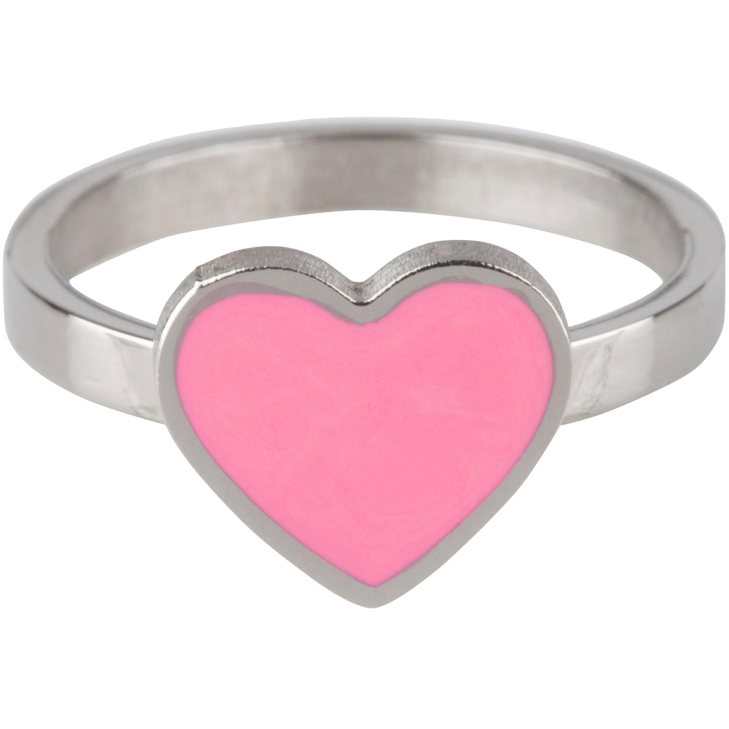 KR72 Heart Pink Shiny Steel