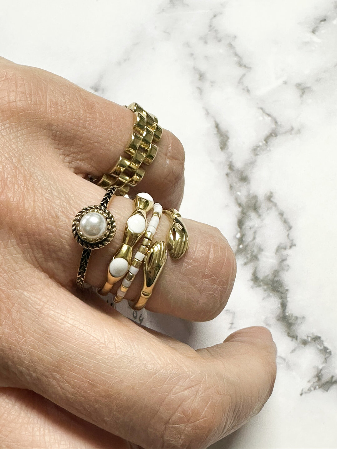 Charmin's Vriendschap Knuffel Ring Staal R1398