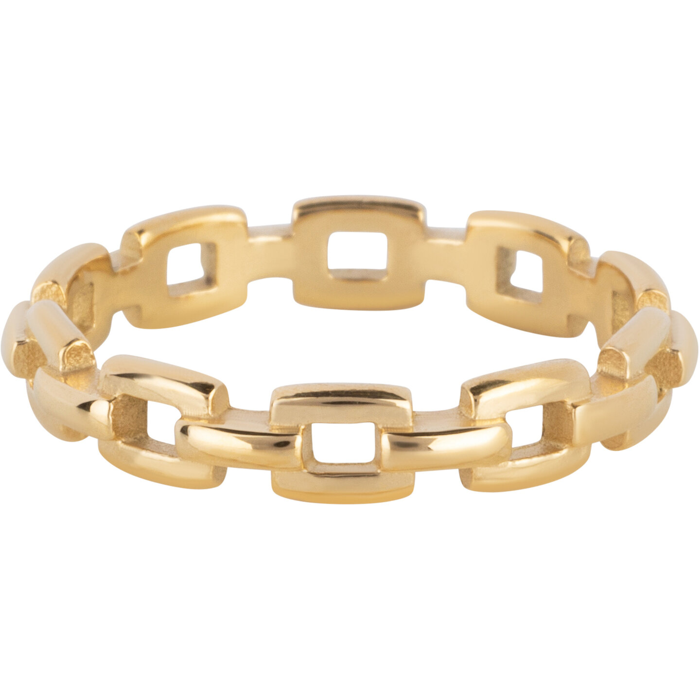 R1542 Goudkleurige Stoere Grove Anker Chain Staal