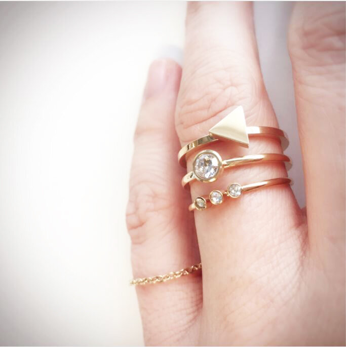 Charmin's ringen staal &amp; goud
