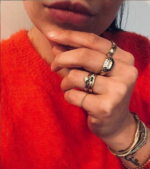 Ring R269 White 'Ace Goldtop'