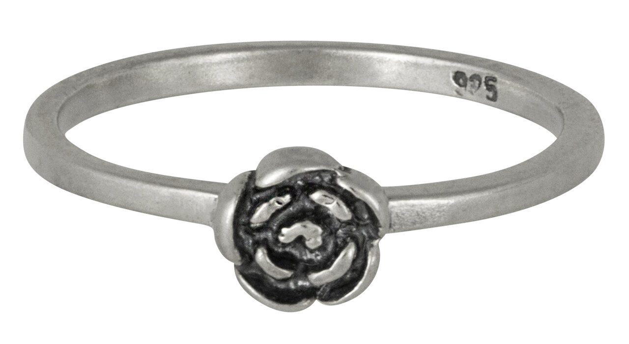 Ring R073 Silver 'Rose'