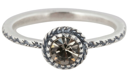 Zilveren Ring R286 &#039;Crystal Crown&#039;