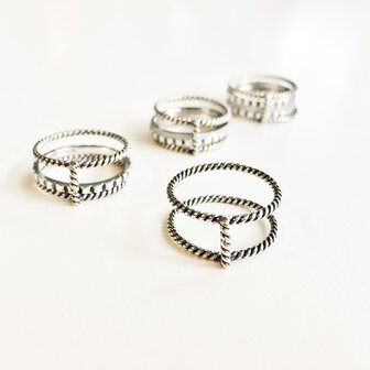 Charmin&#039;s ringen 925 zilver