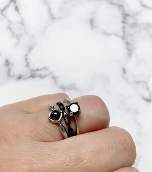 Charmin&#039;s Tiny Ring Half Chain Rosegoud R1117